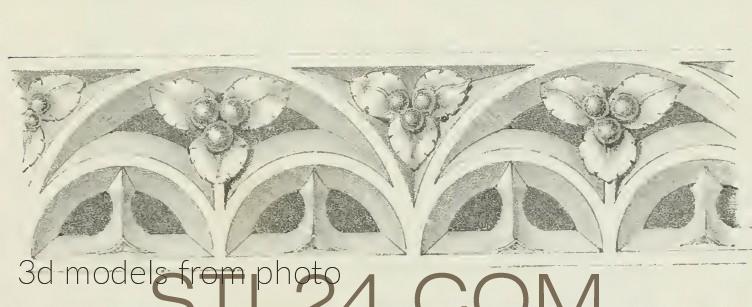 Фризы (FRIESE_1139 -  | 3D model 3DSMAX / OBJ / STL) 3D модель для ЧПУ станка